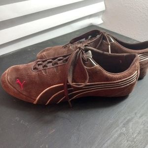 Vintage Brown Suede Puma women's 8